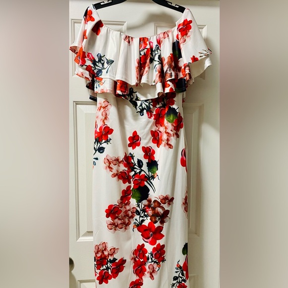Ladies Floral Midi Sundress - Picture 5 of 6